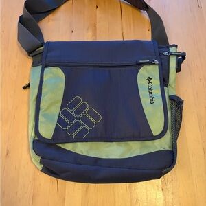 Columbia Grey and Green Men's Messenger Bag